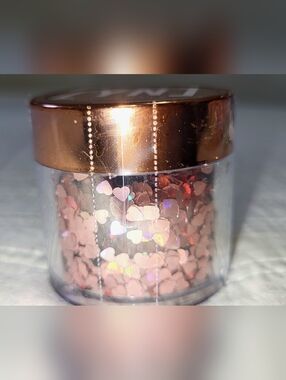 Young Nails Holo Heart Glitter Shade Galavanting